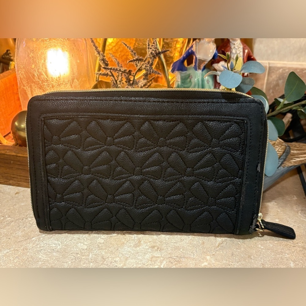 Betsey Johnson Black Quilted Clutch - Picture 4 of 10